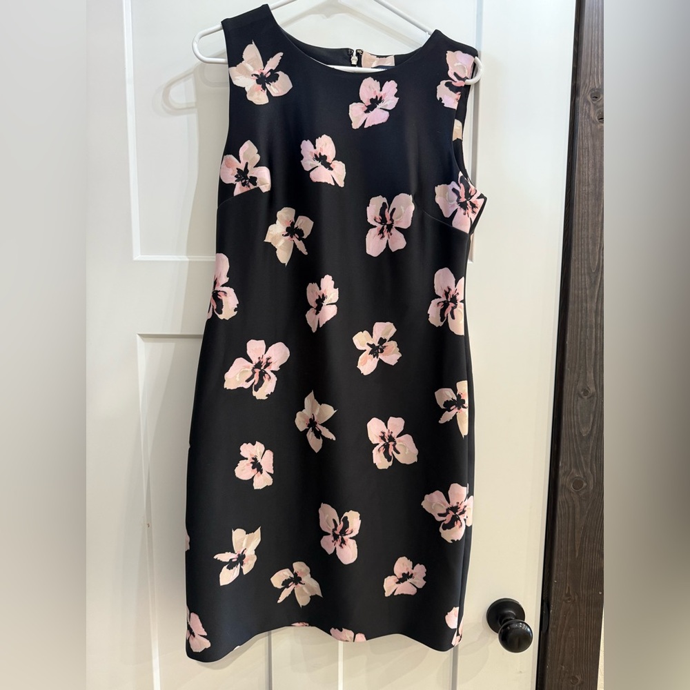Tommy Hilfiger Black Dress with Pink Floral Design